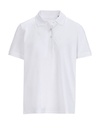 Koszulka Polo Damska Dopasowana Pika Bawelniana L04440 - White
