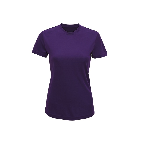 Koszulka Damska Sportowa Odprowadzajaca Wilgoc Elastyczna TR020 - Bright Purple