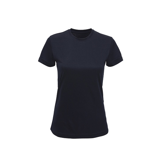 Damska koszulka sportowa z krótkim rękawem TR020 - French Navy