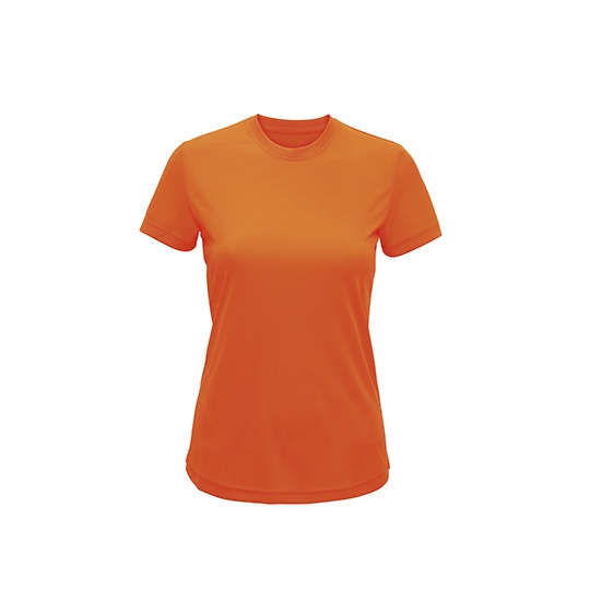 Koszulka Damska Sportowa Odprowadzajaca Wilgoc Elastyczna TR020 - Lightning Orange