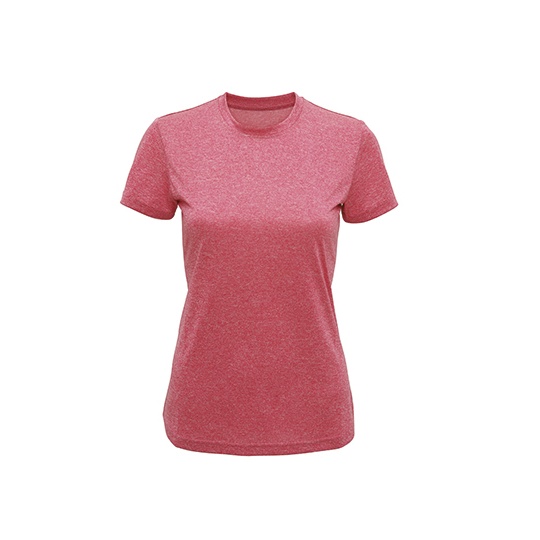 Damska koszulka sportowa TR020 - Pink Melange