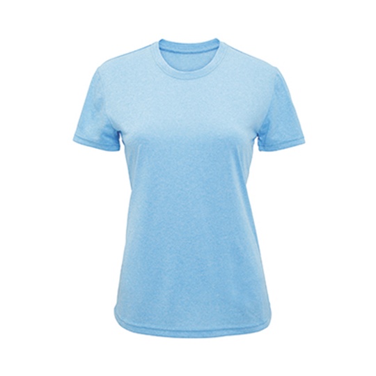 Damska koszulka sportowa TR020 - Turquoise Melange