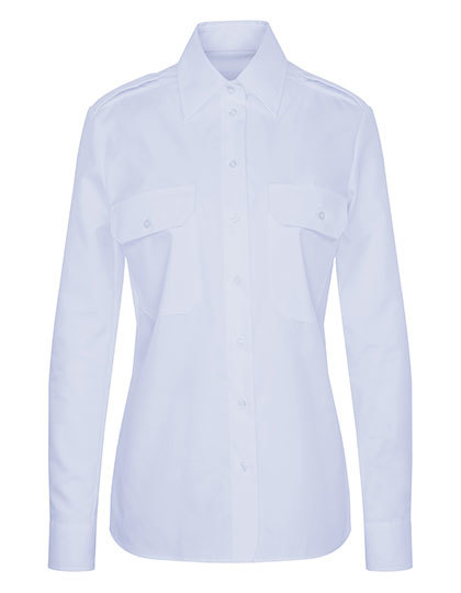 Damska koszula pilotka Regular Fit SN080665 - Light Blue