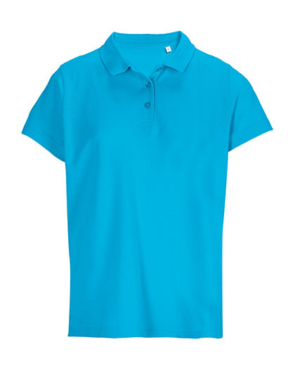 Koszulka Polo Damska Bawelniana L04501 - Aqua