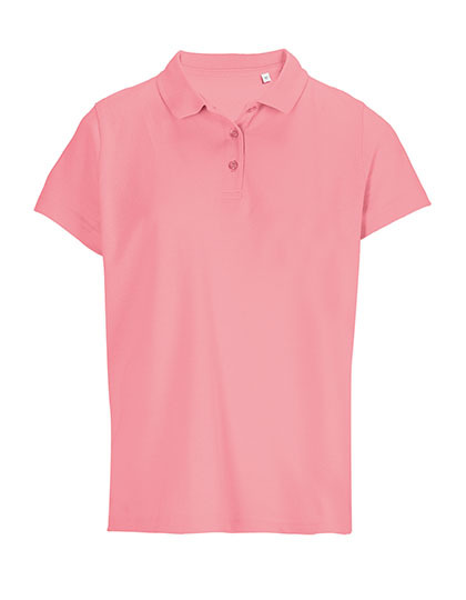 Koszulka Polo Damska Bawelniana L04501 - Candy Pink