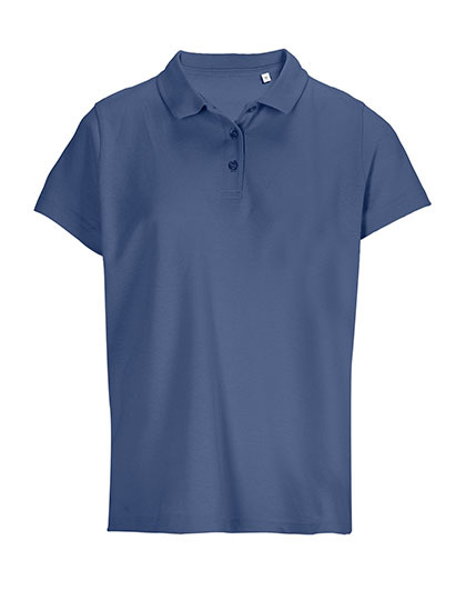 Koszulka Polo Damska Bawełniana L04501 - Denim