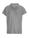 Koszulka Polo Damska Bawełniana L04501 - Grey Melange