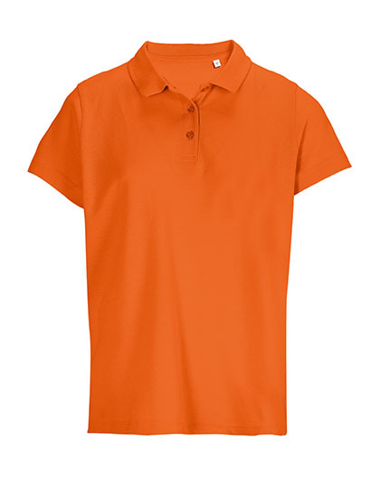 Koszulka Polo Damska Bawelniana L04501 - Orange