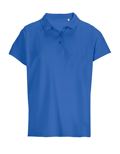 Koszulka Polo Damska Bawelniana L04501 - Royal Blue 241