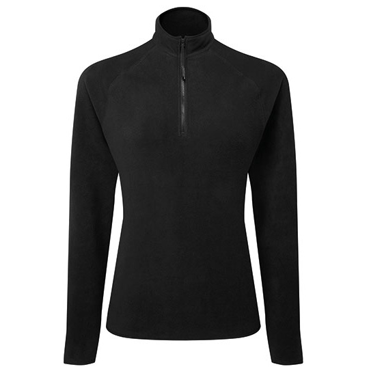 Bluza Damska Slim Mikropolar z Recyklingu TR125 - Black