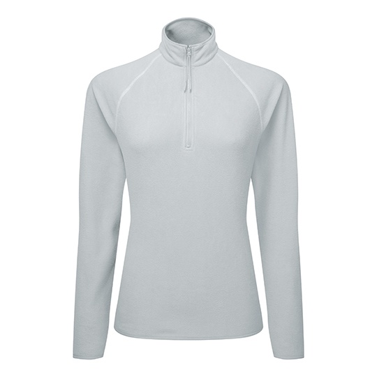 Bluza Damska Slim Mikropolar z Recyklingu TR125 - Cool Grey