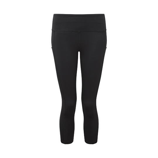 Damskie legginsy sportowe 3/4 TR530 - Black