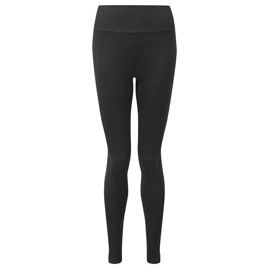 Legginsy bezszwowe z wysokim stanem TR512 - Black