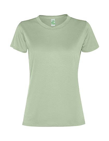 T-shirt Damski Sportowy Poliester z Recyklingu RY0305 - Mist Green 264