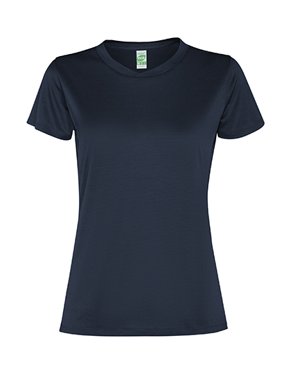 T-shirt Damski Sportowy Poliester z Recyklingu RY0305 - Navy Blue 55