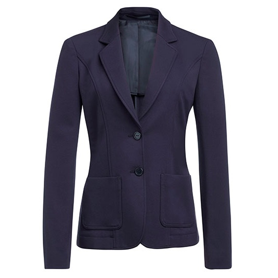 Marynarka Damska Slim Jersey Strecz BR2379 - Navy