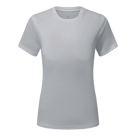 Koszulka Damska Slim Teksturowana Odprowadzajaca Wilgoc TR504 - Cool Grey