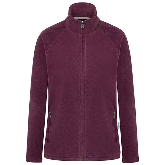 Kurtka Polarowa Damska Recykling KY156 - Aubergine (ca. Pantone 5185C)