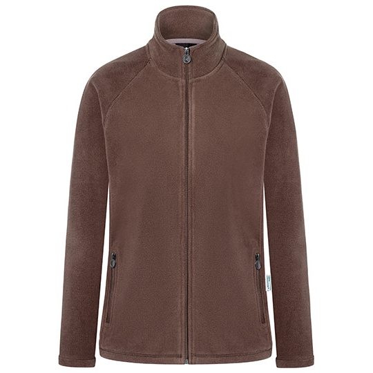 Kurtka Polarowa Damska Recykling KY156 - Light Brown (ca. Pantone 438C)