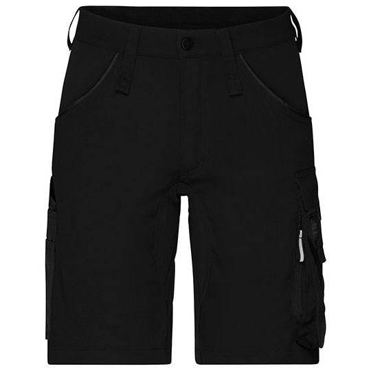 Bermudy Robocze Funkcjonalne JN1811 - Black & Black