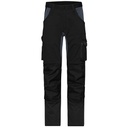 Spodnie Robocze Slim Wzmocnione JN1812 - Black & Carbon
