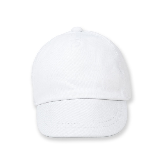 Bawełniana czapka dziecięca LW090 - White