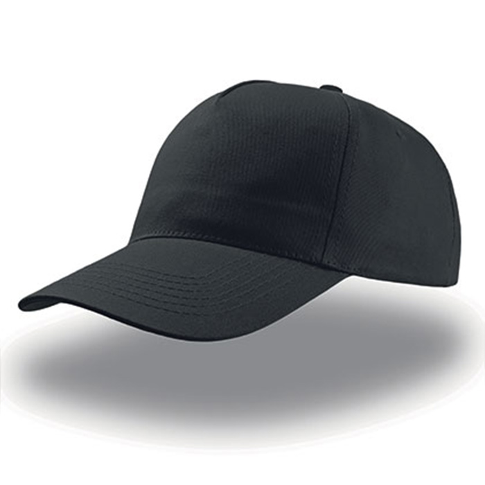 Klasyczna Czapka 5-Panelowa CZA 5P - Black