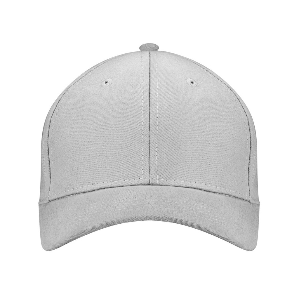 Czapka 6-panelowa CZA 6P - Jasny szary