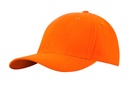 Czapka 6-panelowa CZA 6P - Orange