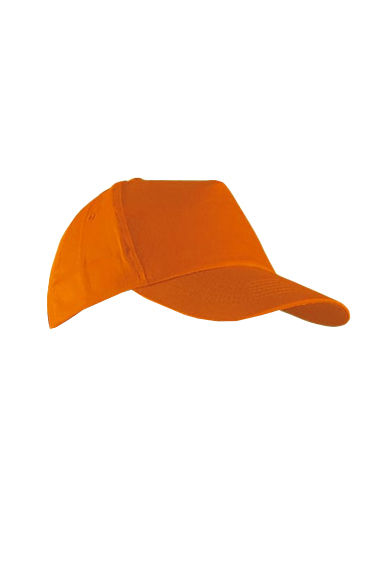 Klasyczna Czapka 5-Panelowa CZA 5P - Orange