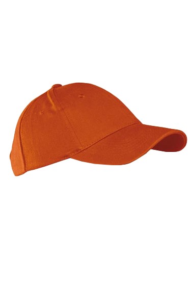 Czapka 6-panelowa CZ 6P BAWELNA - Orange