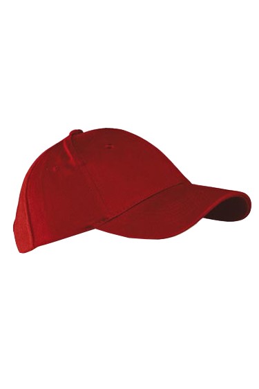 Czapka 6-panelowa CZ 6P BAWELNA - Red