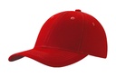 Dziecieca czapka 6-panelowa CZA 6P KID - Red