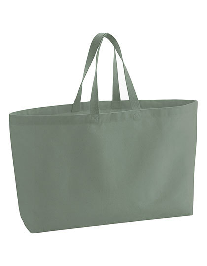 Torba Bardzo Duza Plocienna Bawelniana WM696 - Dusty Green