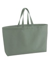 Torba Bardzo Duza Plocienna Bawelniana WM696 - Dusty Green