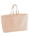 Torba Bardzo Duza Plocienna Bawelniana WM696 - Peach