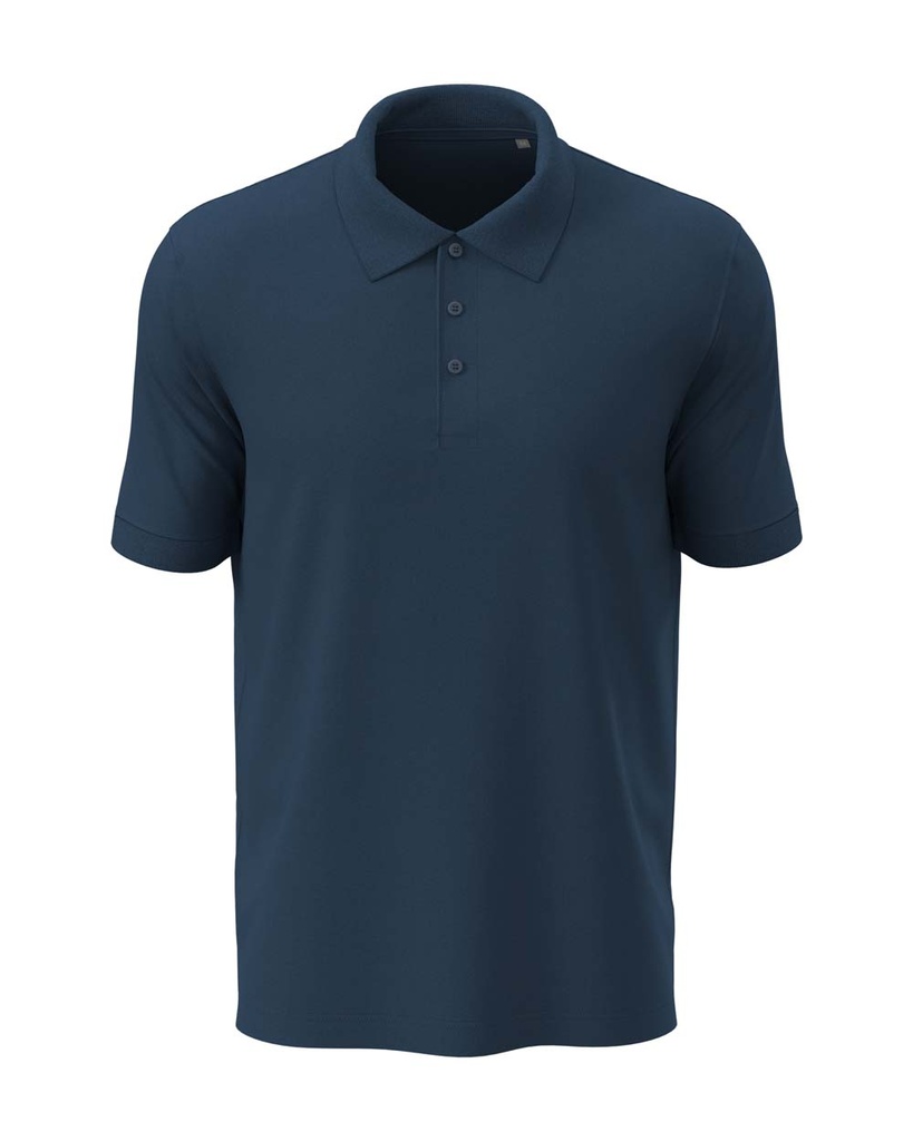 Koszulka Polo Meska Klasyczna Bawelniana S9060 - Navy Blue