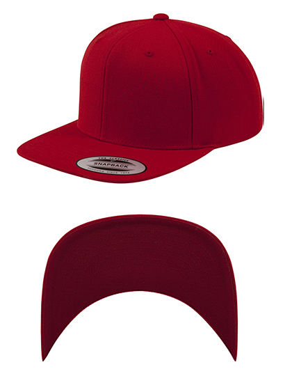 Czapka Snapback Mieszanka Wełniana FX6089M - Red/Red