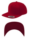 Czapka Snapback Mieszanka Welniana FX6089M - Red/Red