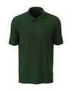 Koszulka Polo Meska Klasyczna Bawelniana S9060 - Bottle Green