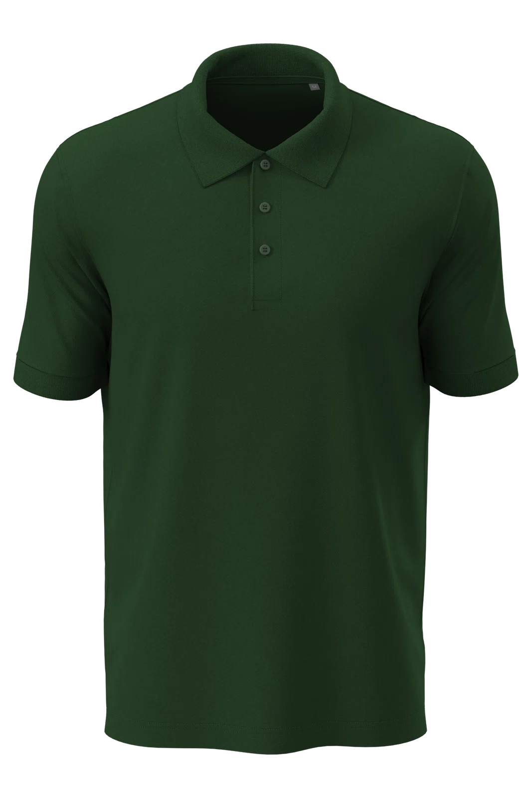 Koszulka Polo Meska Klasyczna Bawelniana S9060 - Bottle Green