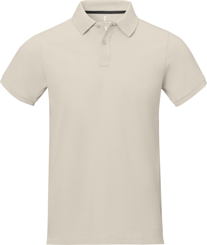 Meskie polo Piqué EL38080 - Sandstone