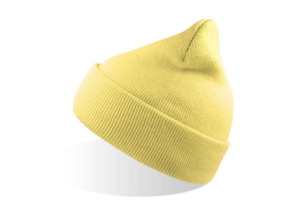 Czapka Beanie z Mankietem Przetworzony Poliester AT125 - Lemonade