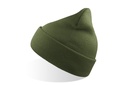 Czapka Beanie z Mankietem Przetworzony Poliester AT125 - Moss
