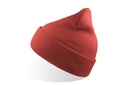 Czapka Beanie z Mankietem Przetworzony Poliester AT125 - Off Red