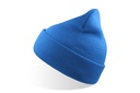 Czapka Beanie z Mankietem Przetworzony Poliester AT125 - Sapphire