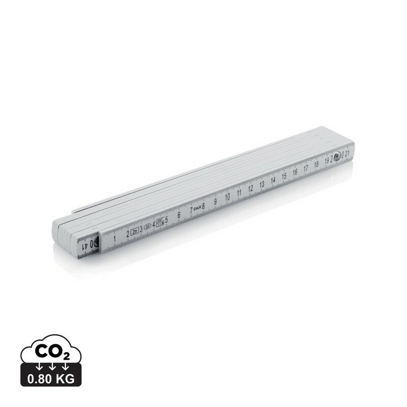 Miara 2m, skladana P6501H-E - bialy