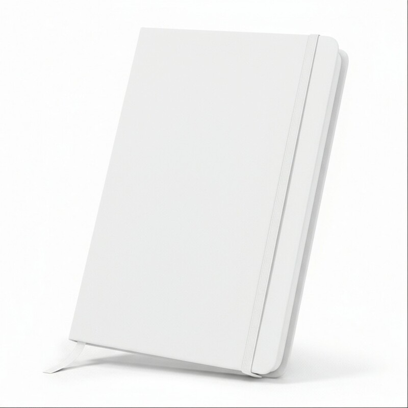 Notatnik ok. A5 | Eugene V2538-02 - biały