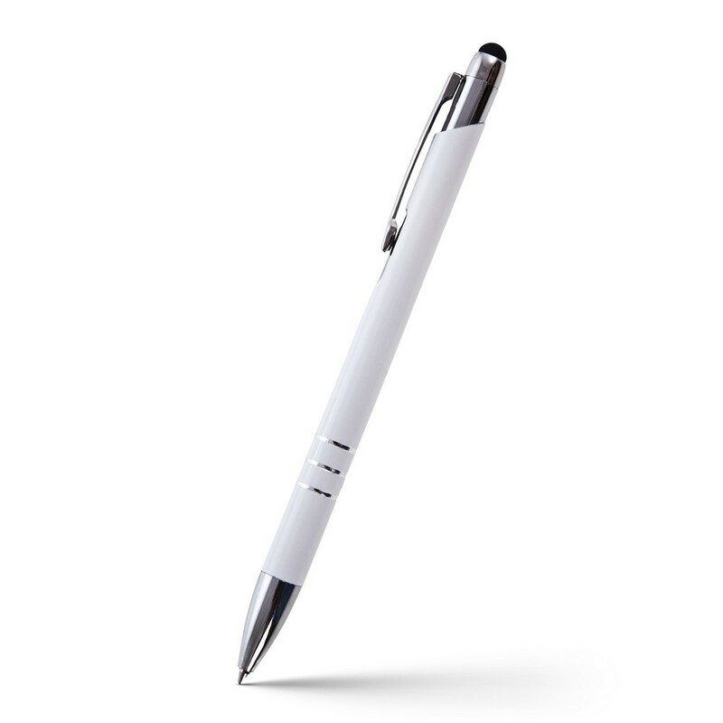 Długopis, touch pen | Zachary V1701-02 - biały