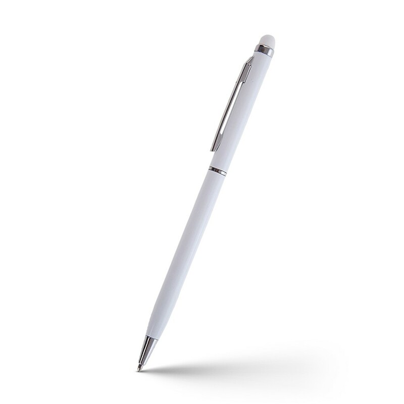 Dlugopis, touch pen | Dennis V1637-02 - bialy